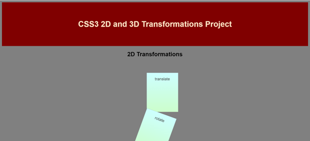 Transformation project